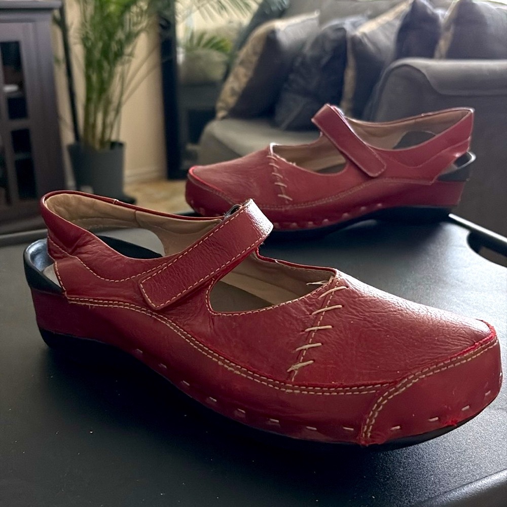 WOLKY WOMANS MARY JANE STRAP CLOGGY SLINGBACK